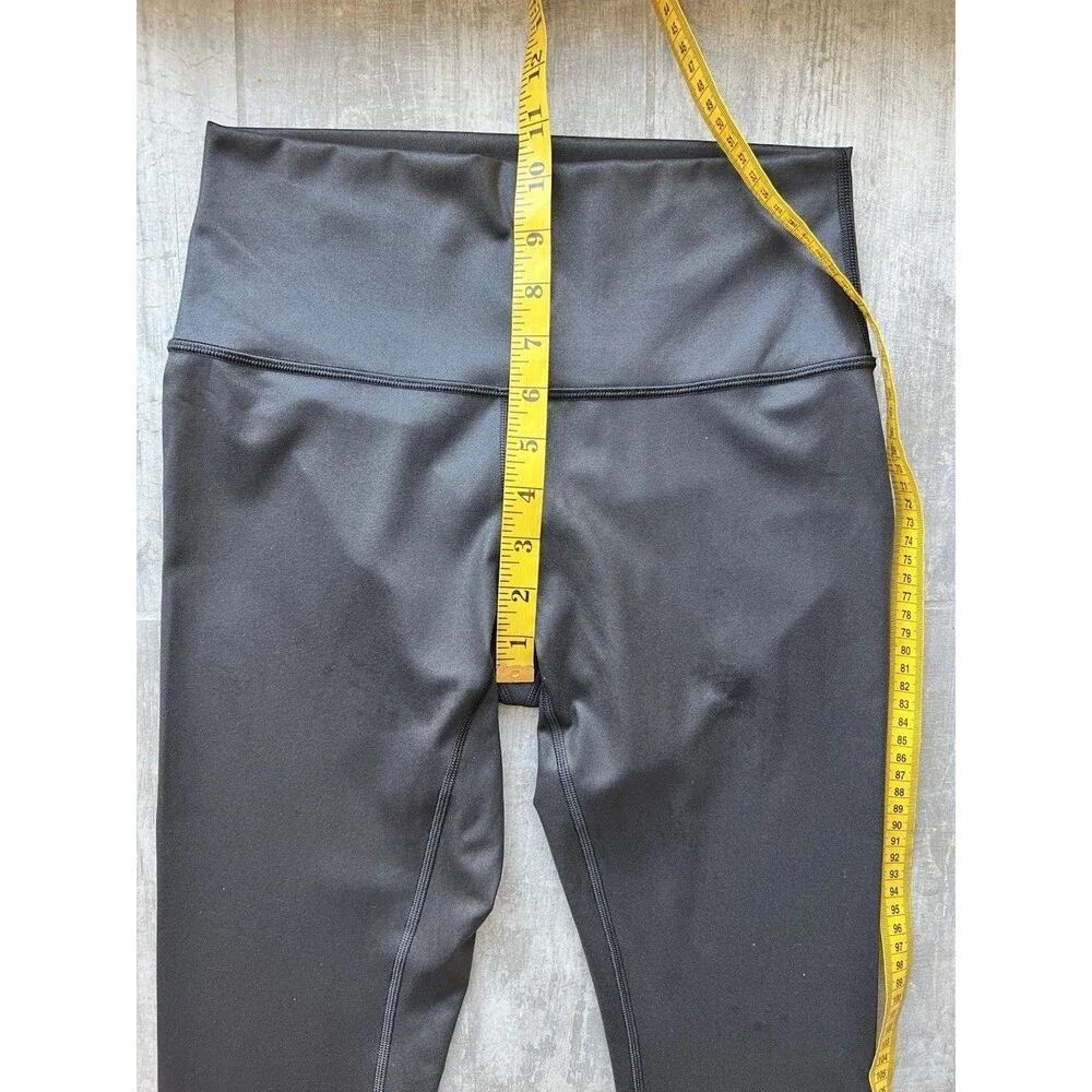 Lululemon Wunder Under High Rise Tight 28” Shine LW5BNJS Matte Black Foil 6